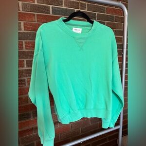 American Eagle Outfitters Mint Green Sweatshirt